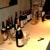 Table of wines