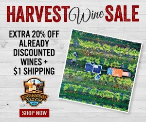 Extra Savings During $1 Shipping Harvest Wine Sale