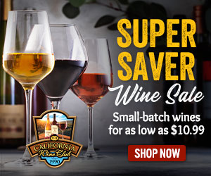 California Wine Club's Super Saver Wine Sale
