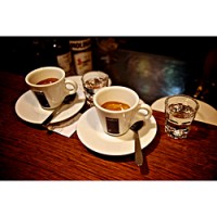 If you're feeling like something bitter, an Italian caffè corretto will open your eyes: Add a shot of bitter amaro digestif to a cup of dark espresso. Bottoms up!