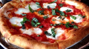 A margherita pizza from Louisville's popular Coals Pizza.