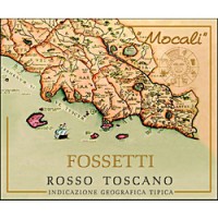 The label of this week's featured wine features an antique map of Italy's Tuscan coast.