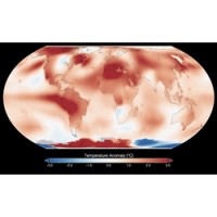 NASA map shows global temperature anomalies for July 2023, reflecting how July 2023 compared to the average July temperature from 1951-1980. Credit: NASA’s Goddard Institute for Space Studies.