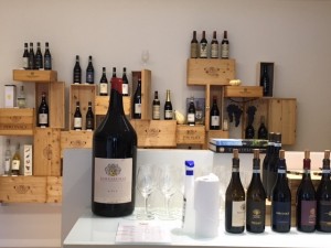 Pertinace wines on display. PHOTO: TERRY DUARTE.