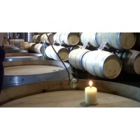 Burning sulfur candles in empty barrels is a simple, ancient sulfiting method.
