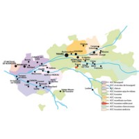 Map of the central Loire Valley, including Touraine, from Discovering Loire Valley wine at TouraineLoireValley.co.uk
