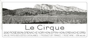 Le Cirque 2014 Côtes Catalanes Rosé