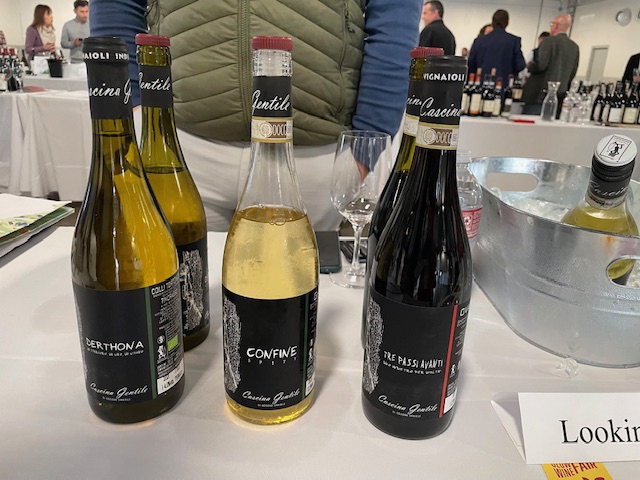 Some exposition wines on display.