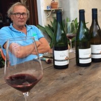 Walter Massa with his wines. PHOTO: TERRY DUARTE.
